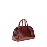 Jacquemus Bordeaux Calf Leather Bos Taurus Handbag